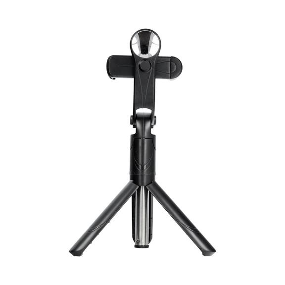 Uchwyt selfie z pilotem bezprzewodowym tripod z lusterkiem SSTR-11 czarny