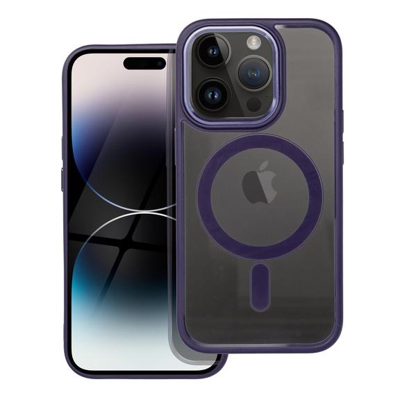 Futerał do iPhone 14 PRO Color Edge Mag Cover zgodny z MagSafe fioletowy