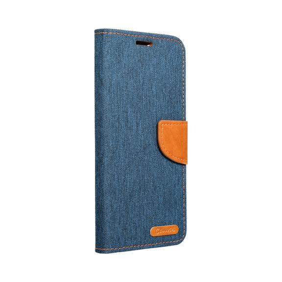 Etui z klapką na Samsung A35 5G Canvas Book granatowe