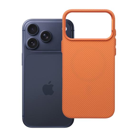 Etui na iPhone 17 Pro Max / 18 Pro Max (low camera edge) K-Look zgodne z MagSafe pomarańczowe