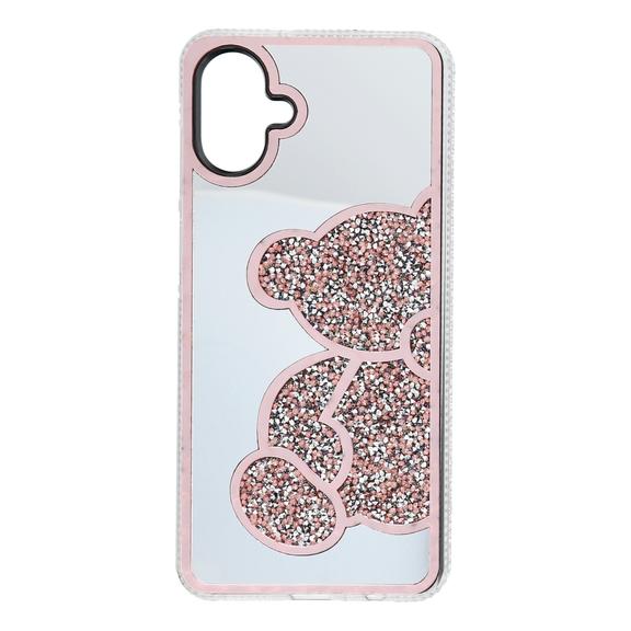 Etui na Samsung A07 / A08 Teddy Bear różowe