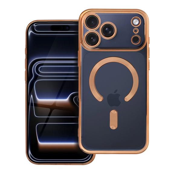 Etui na iPhone 18 Pro Max / 17 Pro Max Electro Mag Cover zgodne z MagSafe złote