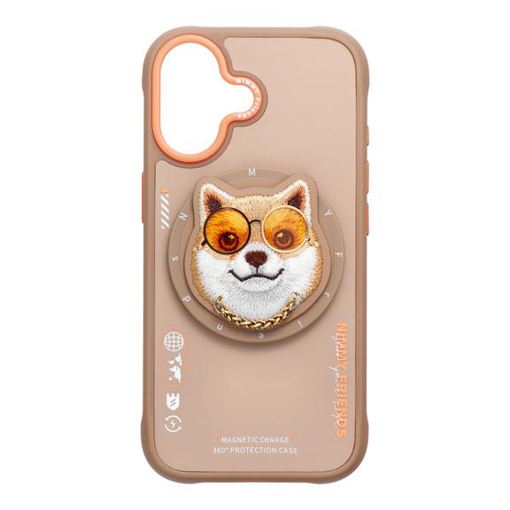 NIMMY futerał GLASSES COOL DOG kompatybilny z MagSafe do IPHONE 17 beżowy