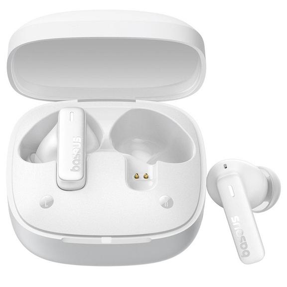 BASEUS słuchawki bezprzewodowe bluetooth TWS E19 białe