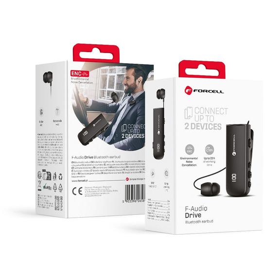 Słuchawka bluetooth Forcell F-Audio Drive EarBud czarna