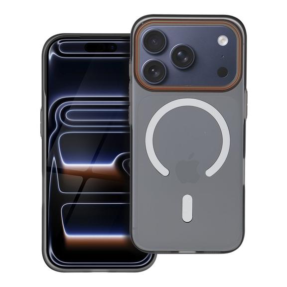 Futerał do iPhone 17 PRO MAX Go Orange zgodny z MagSafe czarny