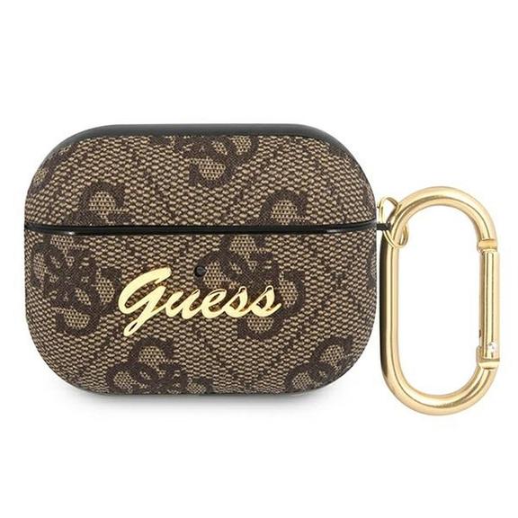 GUESS futerał do APPLE AirPods Pro GUAP4GSMW (4G Script Metal Collection) brązowy