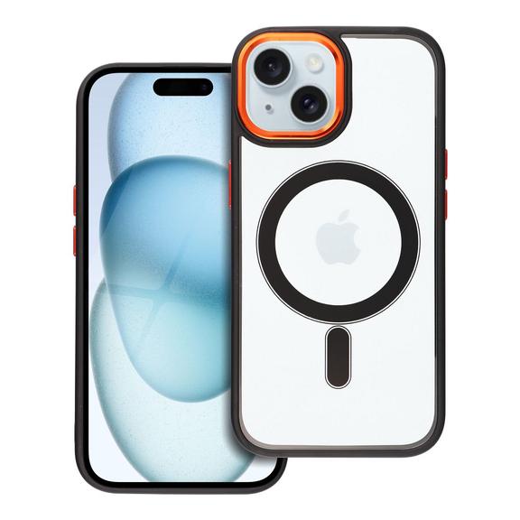 Etui na iPhone 15 Color Edge Mag Cover zgodne z MagSafe czarno złote