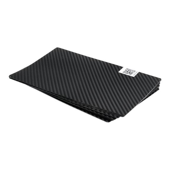 Folia do cięcia do plotera na tył telefonu 180 x 120 mm 10 sztuk - carbon
