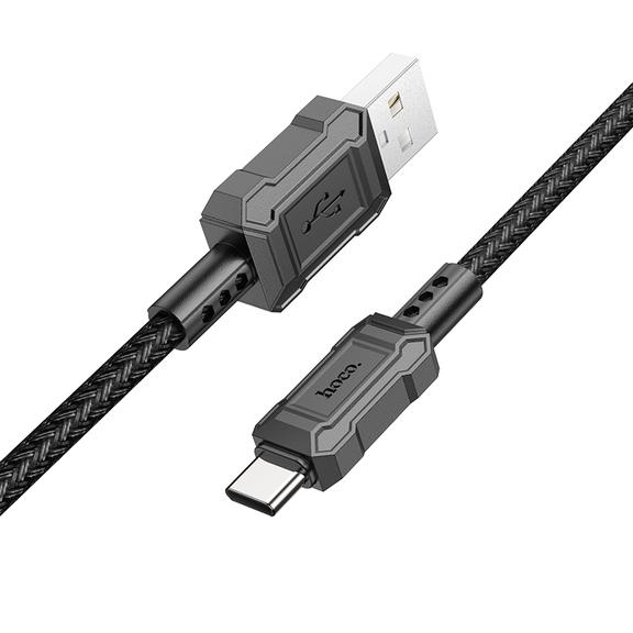 Kabel USB A do USB C Hoco 3A 1 m X94 czarny