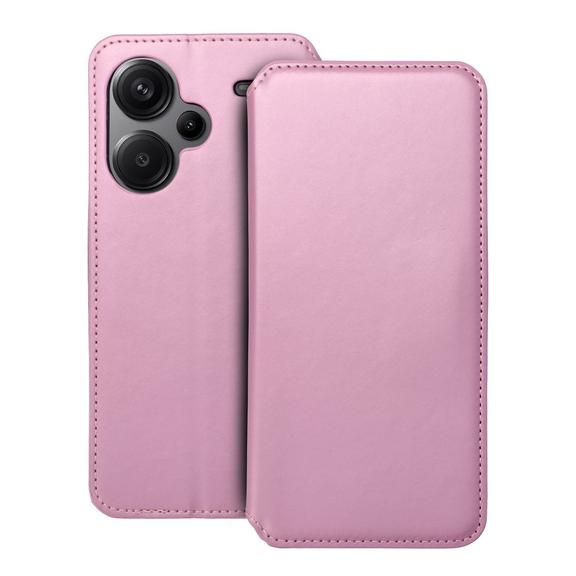 Etui z klapką na Xiaomi Redmi NOTE 13 PRO PLUS 5G Dual Pocket Book jasnoróżowe