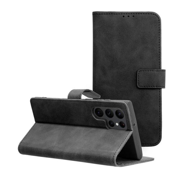 Etui z klapką na Samsung S22 ULTRA Tender Book czarne
