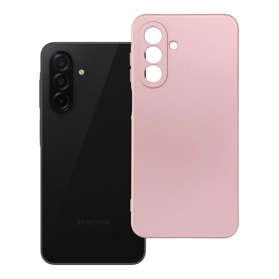 Futerał do Samsung A26 5G Metallic różowy