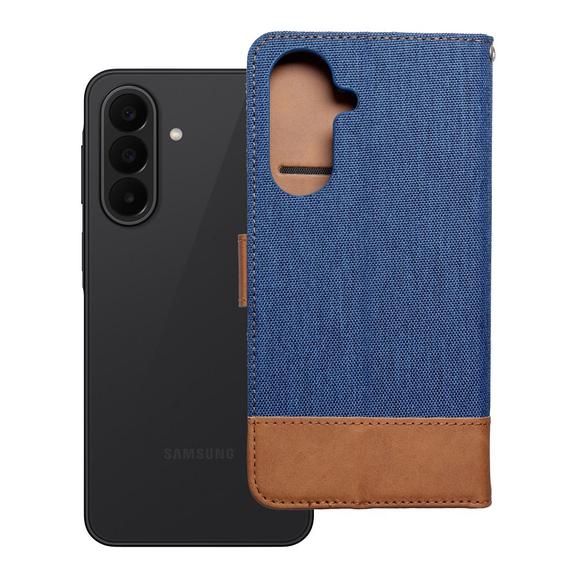 Etui z klapką na Samsung A27 Jeans Book niebieskie