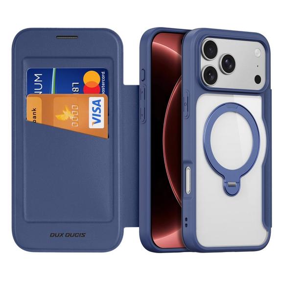 DUX DUCIS futerał SKIN X PRO kompatybilny z MagSafe do iPhone 18 Pro Max / 17 Pro Max (Open Ring Version) granatowy