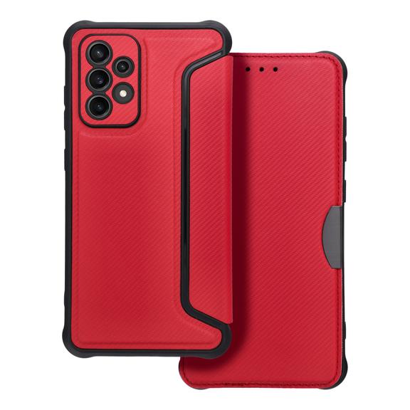 Etui z klapką na Samsung A52 5G / A52 LTE ( 4G ) / A52s 5G Razor Book czerwone