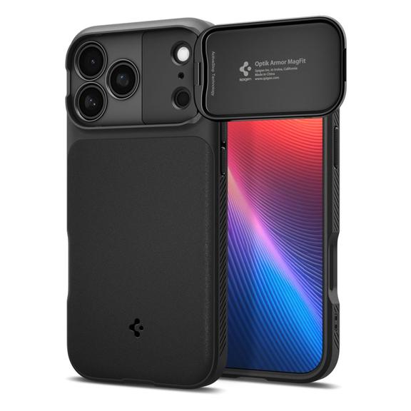 SPIGEN futerał OPTIK ARMOR MAG do IPHONE 17 Pro Max black