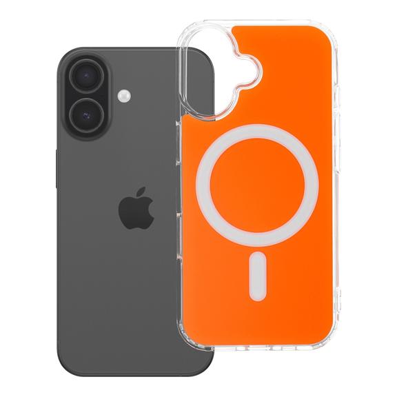 Etui na iPhone 17 Clear Fusion Mag Cover zgodne z MagSafe hermes orange