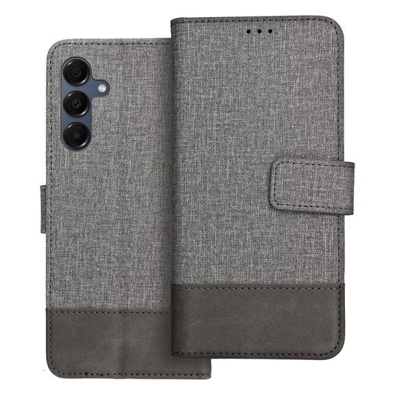 Etui z klapką na Samsung A16 5G Gomma Book szare