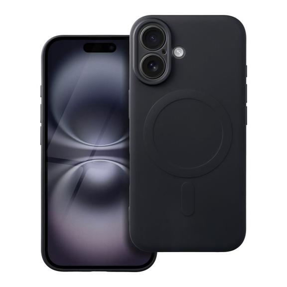 Futerał do iPhone 16 Silicone Mag Cover zgodny z MagSafe czarny