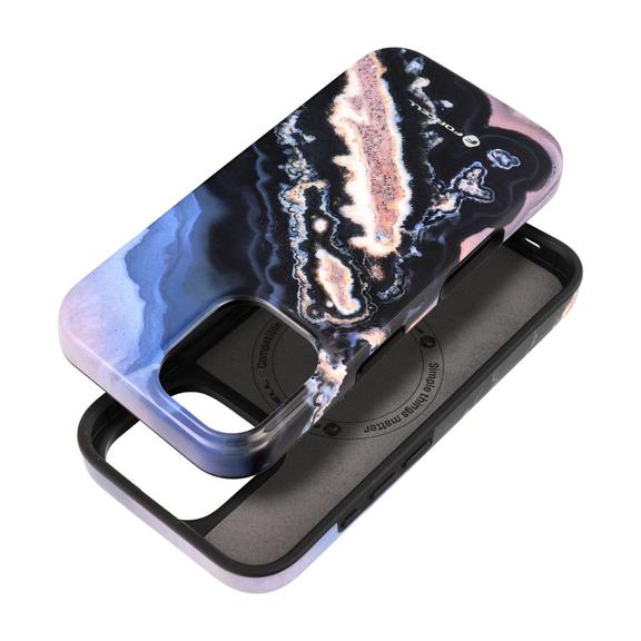 Etui na iPhone 16 Forcell F-Protect Mirage zgodne z MagSafe Military Drop-Test gold island