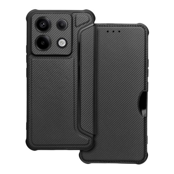 Etui z klapką na Xiaomi Redmi NOTE 13 PRO 5G Razor Book czarne