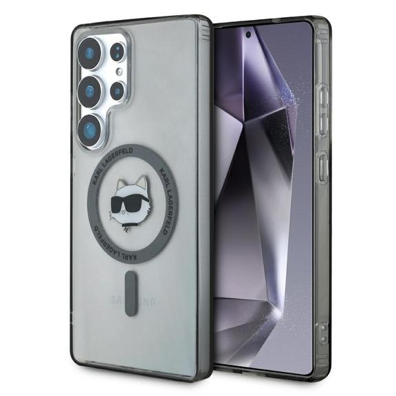 KARL LAGERFELD futerał do SAMSUNG S25 Ultra KLHMS25LHLSCHK (Magnetic IML Metal Choupette Head) czarny