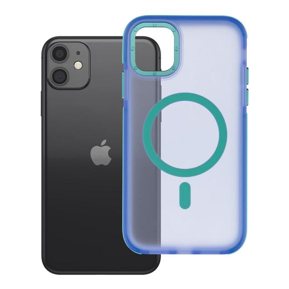 Etui na iPhone 11 Forcell F-Protect Vivid Premium zgodne z MagSafe niebieskie 0INT