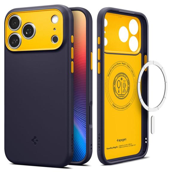 SPIGEN futerał NANO POP MAG kompatybilny z MagSafe do IPHONE 17 Pro Max blueberry navy