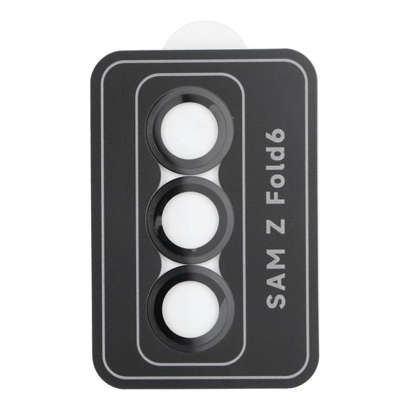 Osłona aparatu PROTECTOR 9H + aplikator do SAMSUNG FOLD 6 czarna