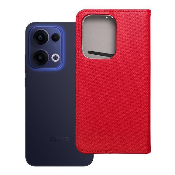 Etui z klapką na Oppo Reno 13 5G Smart Case Book czerwone