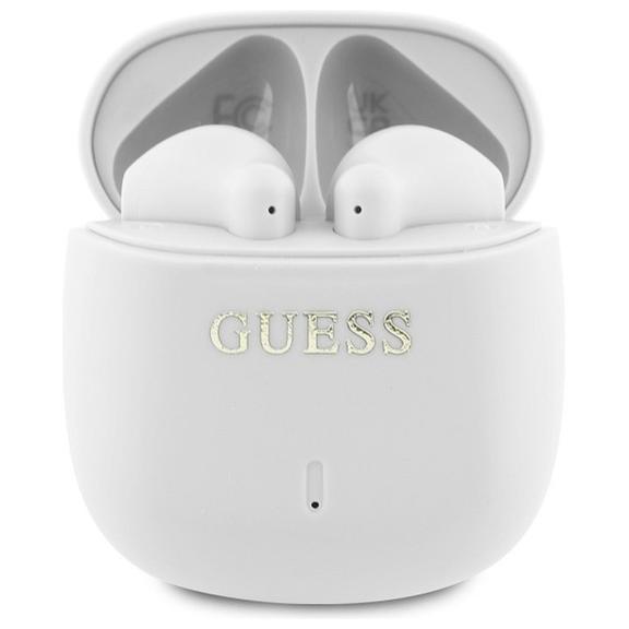 GUESS słuchawki bezprzewodowe bluetooth TWS GUTWSJ14ESGH (Printed Classic Logo) białe