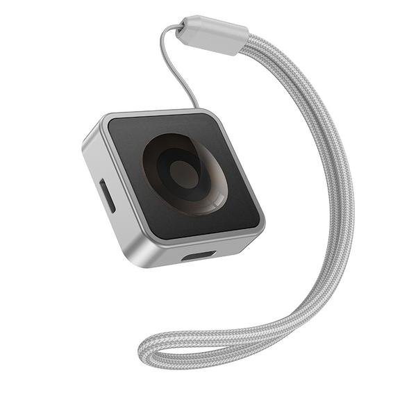 Ładowarka indukcyjna Hoco 2,5W kompatybilna z Apple Watch CW55 srebrna