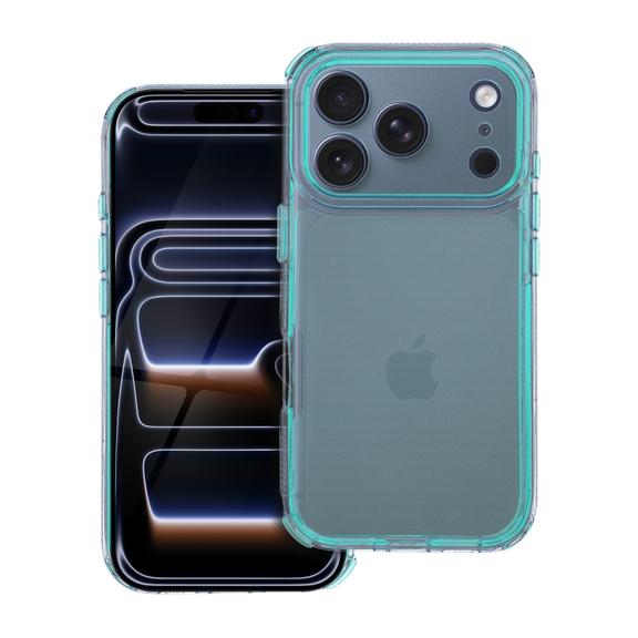 Futerał do iPhone 17 PRO Matrix Clear miętowy