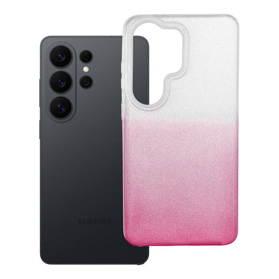 Futerał do Samsung S26 ULTRA Shining transparentny różowy