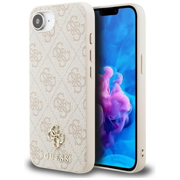 GUESS futerał do IPHONE 16e (SE 4 2025) kompatybilny z MagSafe GUHMPSE4P4SM4MP (PU 4G Small 4G and Classic) różowy