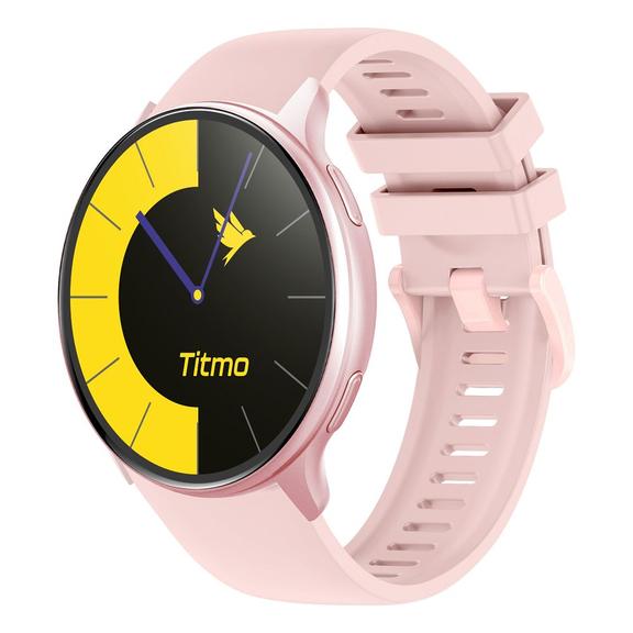 Smartwatch TITMO O-200 (GPS, AMOLED, bluetooth call, pasek silikonowy) różowy 0INT