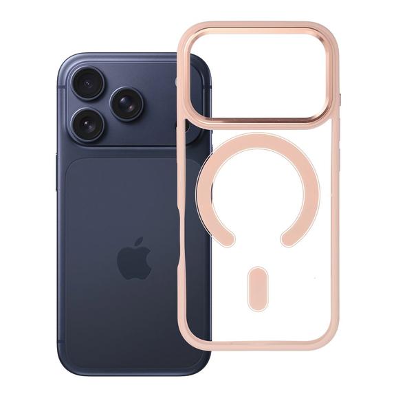 Futerał do iPhone 17 PRO Color Edge Mag Cover zgodny z MagSafe różowy