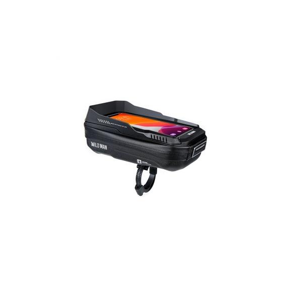 WILDMAN sakwa rowerowa na kierownicę na zamek 0,6L (4" - 7") XT3 czarna