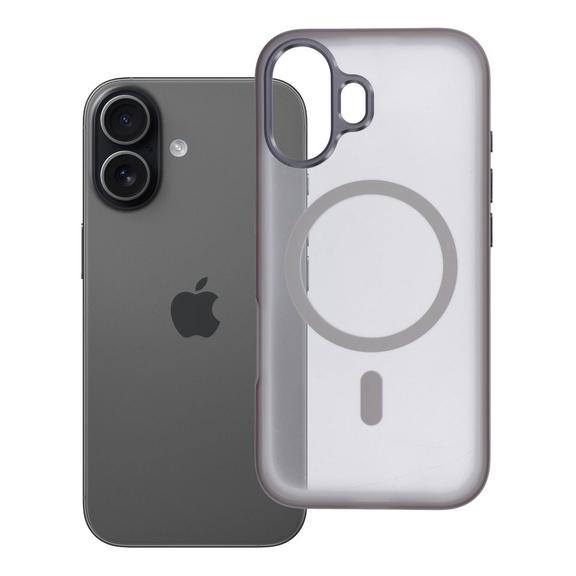 Futerał do iPhone 17 Flexline Mag Cover zgodny z MagSafe szary