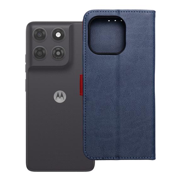 Etui z klapką na Motorola G37 POWER Split Book granatowo-czerwone