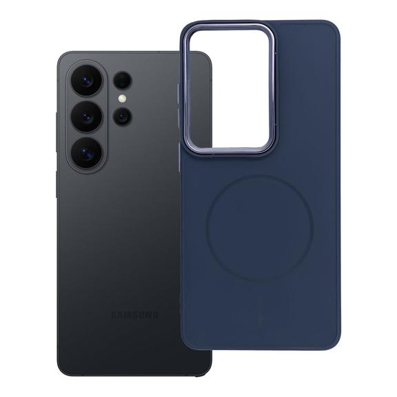 Futerał do Samsung S26 ULTRA Frame Mag Cover zgodny z MagSafe granatowy