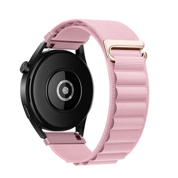 Pasek do Samsung Galaxy Watch Forcell F-Design FS05 sprzączka włókno poliestrowe 22 mm piaskowy