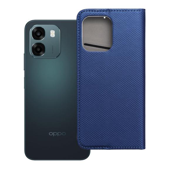 Etui z klapką na Oppo A6 Smart Case Book granatowe