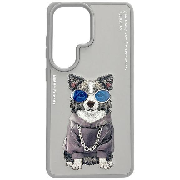 NIMMY futerał GLASSES COOL DOG do SAMSUNG S26 Ultra szary