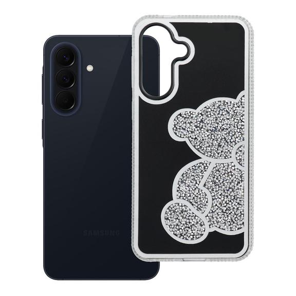 Etui na Samsung A57 5G Teddy Bear srebrne