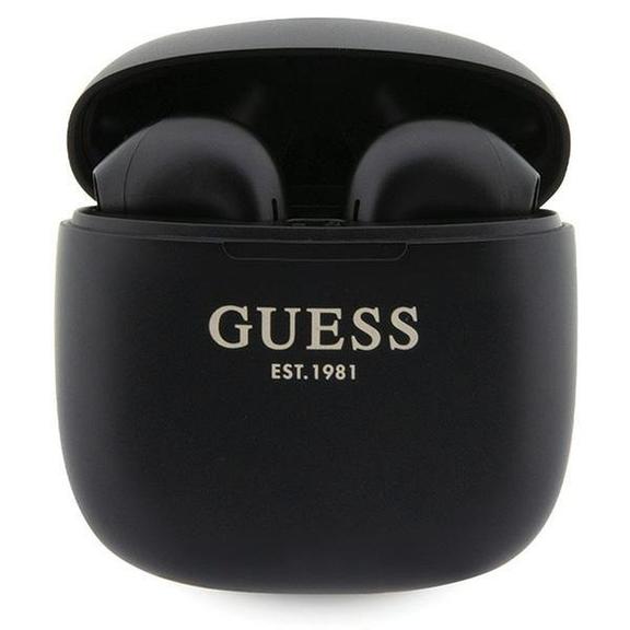 GUESS słuchawki bezprzewodowe bluetooth TWS + stacja dokująca GUTWST26PSK (Classic EST Logo) czarne