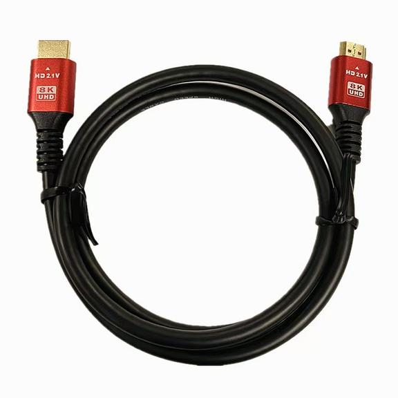 Kabel HDMI 2.1 8K 60Hz / 4K 120Hz – Ultra High Speed, HDR, eARC, VRR, 48Gbps 1 m czarny