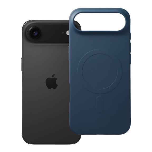 Etui na iPhone 17 AIR Silicone Mag Cover zgodne z MagSafe (big hole) niebieskie