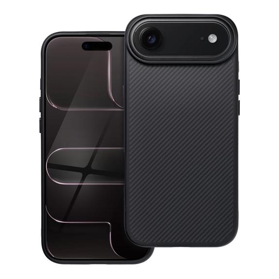 Etui na iPhone 17 AIR Carbon Elite Mag Cover zgodne z MagSafe czarne